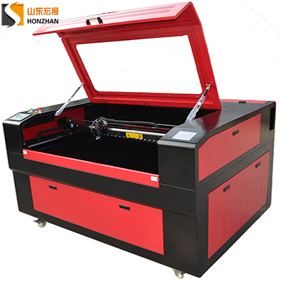  HZ-1610 laser cutting machine for engrave and cut non-woven fabric computer embroidery
